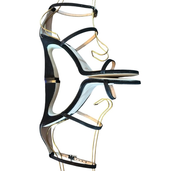 Aqua Jenni Ankle Strap Strappy Flared Heels NEW Size 9.5 - Picture 8 of 11